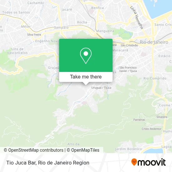 Tio Juca Bar map