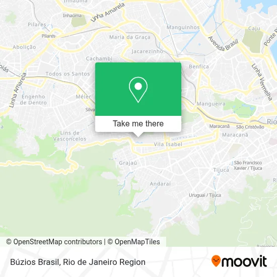 Búzios Brasil map