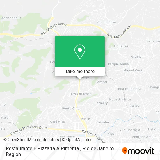 Restaurante E Pizzaria A Pimenta. map