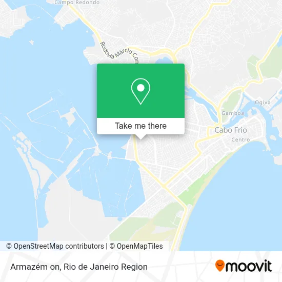 Armazém on map