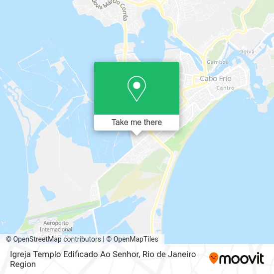 Igreja Templo Edificado Ao Senhor map
