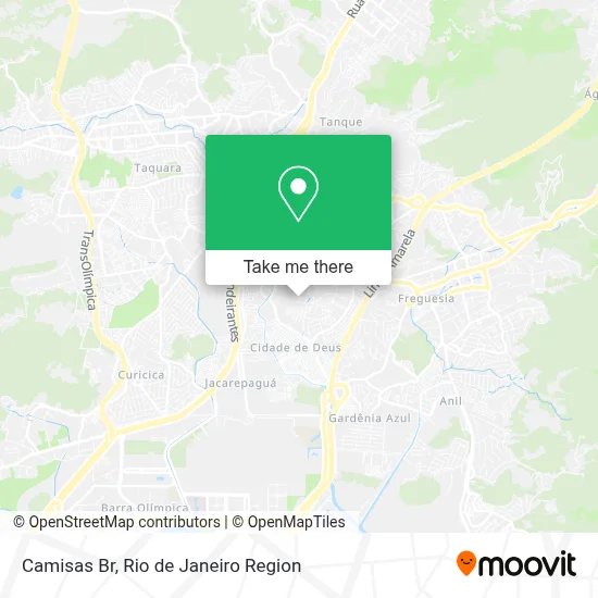 Camisas Br map