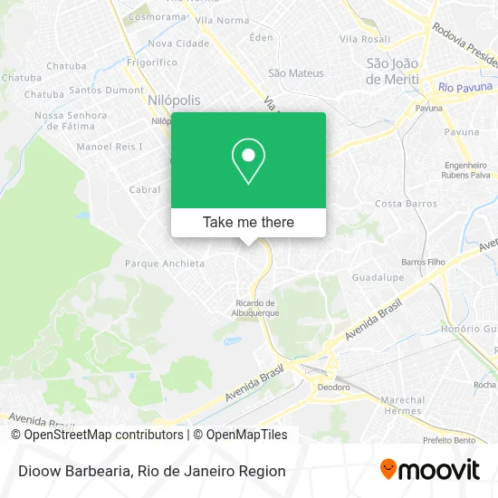 Dioow Barbearia map