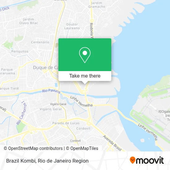Brazil Kombi map