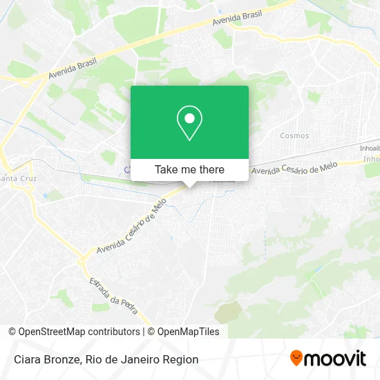 Ciara Bronze map