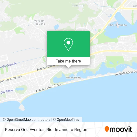 Reserva One Eventos map