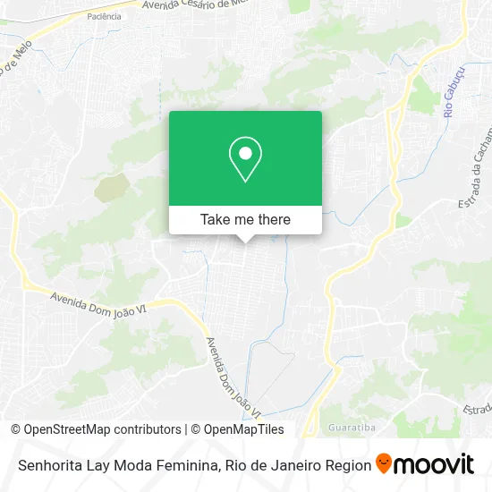 Senhorita Lay Moda Feminina map