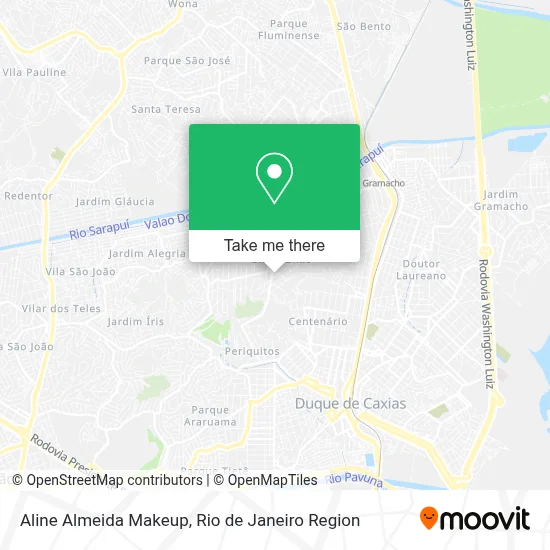 Aline Almeida Makeup map