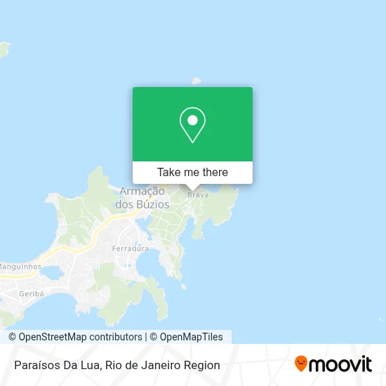 Paraísos Da Lua map
