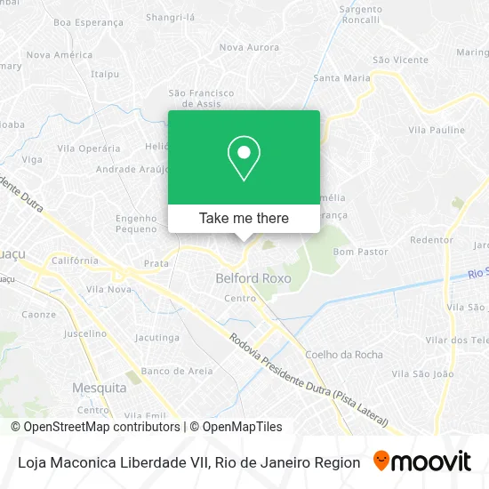 Loja Maconica Liberdade VII map