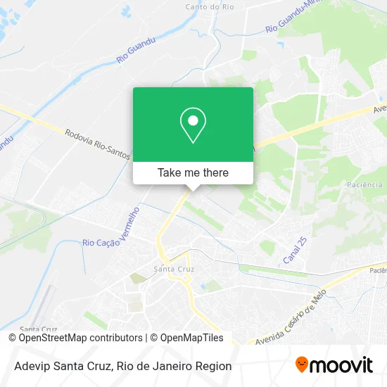 Adevip Santa Cruz map