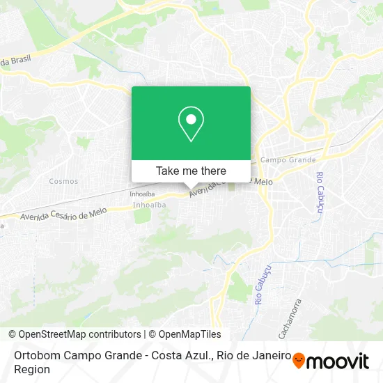 Ortobom Campo Grande - Costa Azul. map