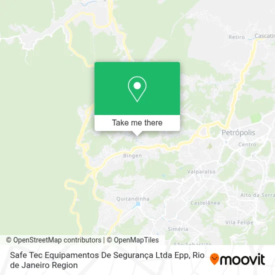 Safe Tec Equipamentos De Segurança Ltda Epp map