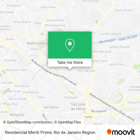 Residencial Meriti Prime map