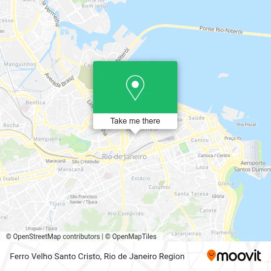 Ferro Velho Santo Cristo map