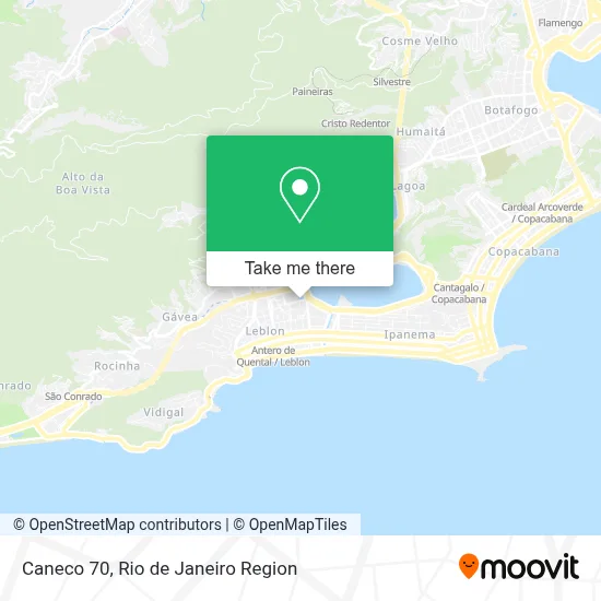 Caneco 70 map