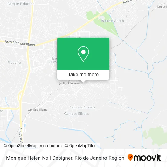 Monique Helen Nail Designer map