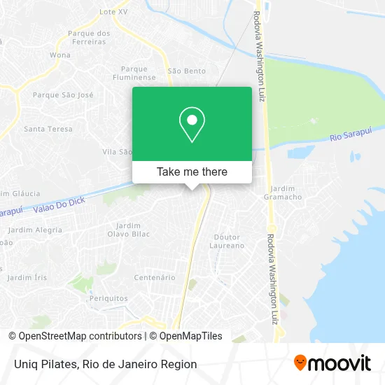 Uniq Pilates map