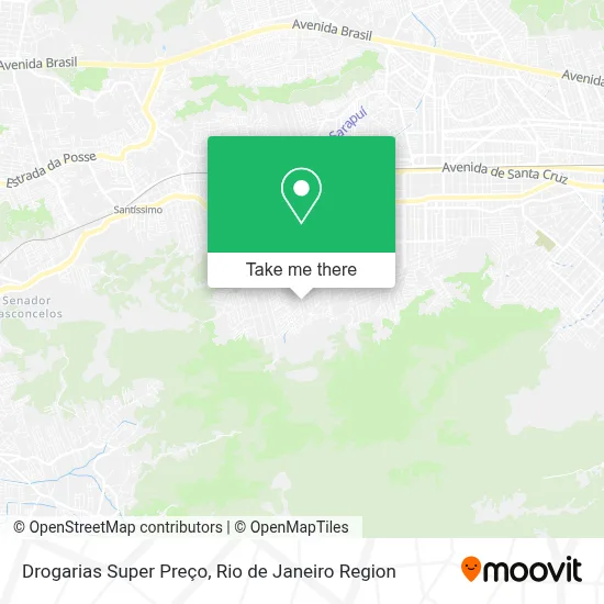 Drogarias Super Preço map