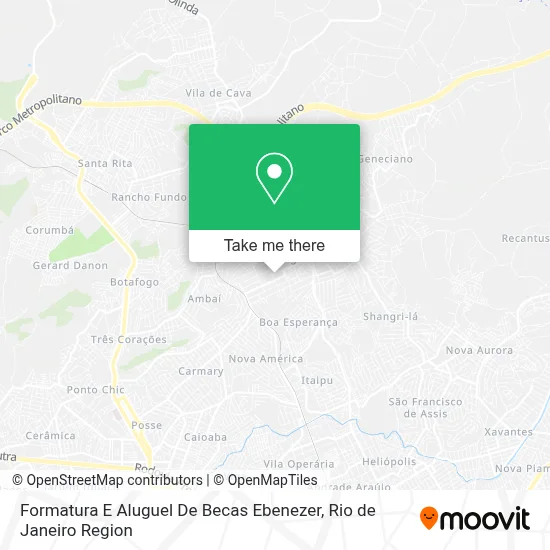 Formatura E Aluguel De Becas Ebenezer map