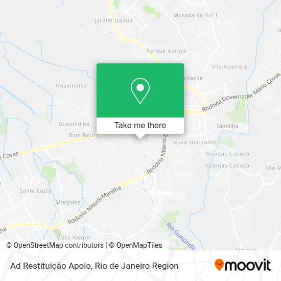 Ad Restituição Apolo map