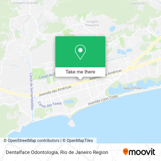Dentalface Odontologia map