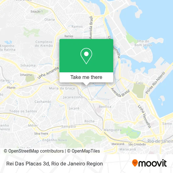Rei Das Placas 3d map