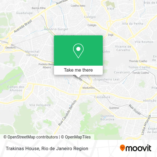 Trakinas House map