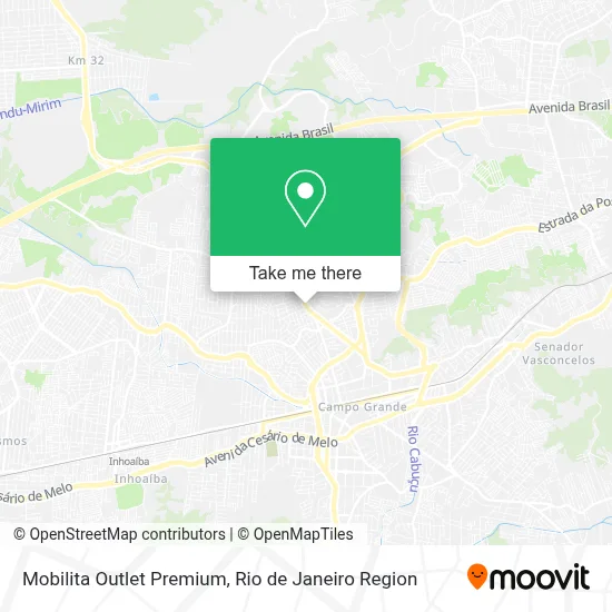 Mobilita Outlet Premium map