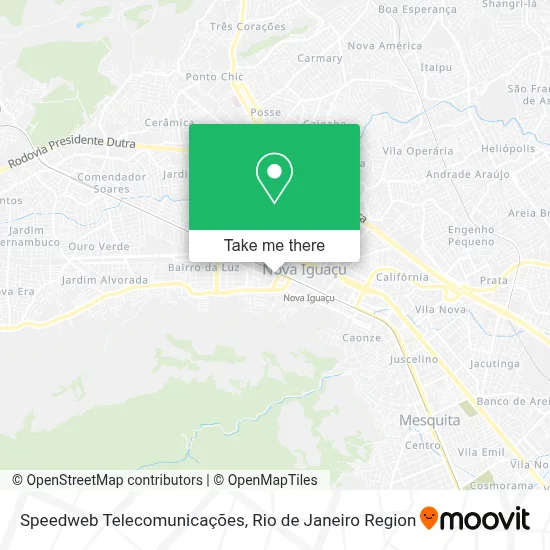 Speedweb Telecomunicações map