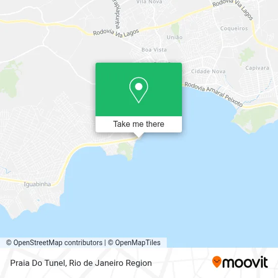 Praia Do Tunel map