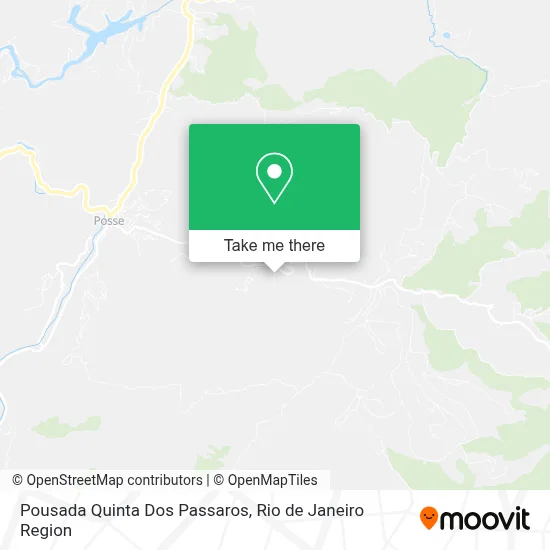 Pousada Quinta Dos Passaros map