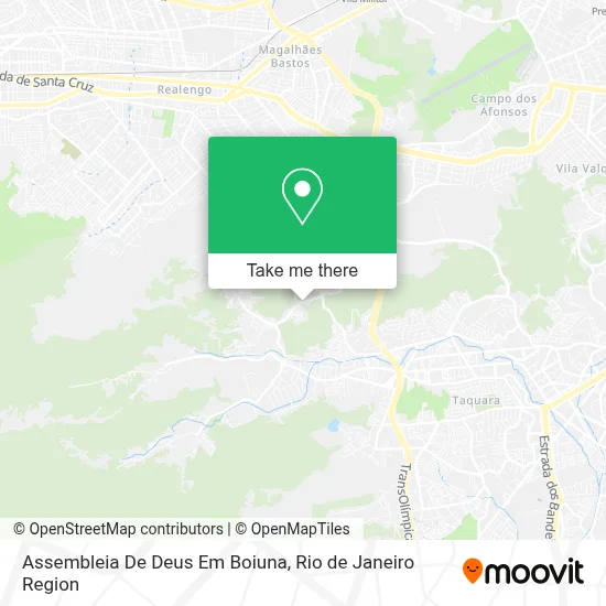 Assembleia De Deus Em Boiuna map