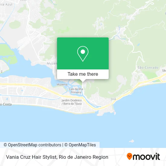 Vania Cruz Hair Stylist map