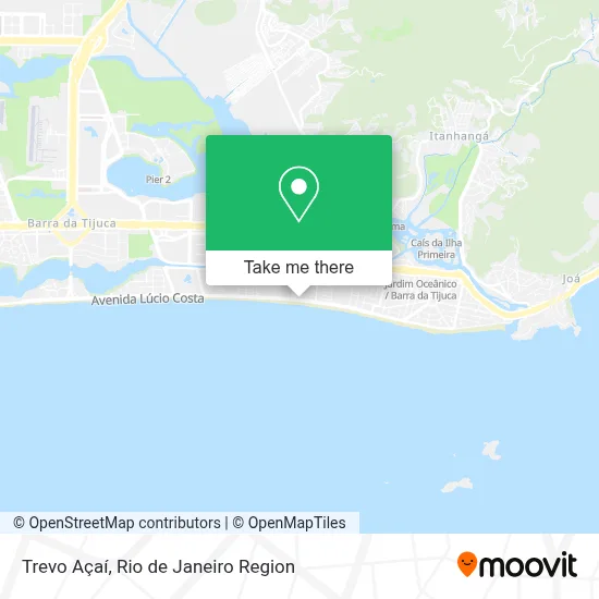 Trevo Açaí map
