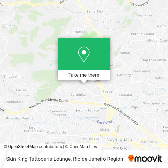Skin King Tattooaria Lounge map