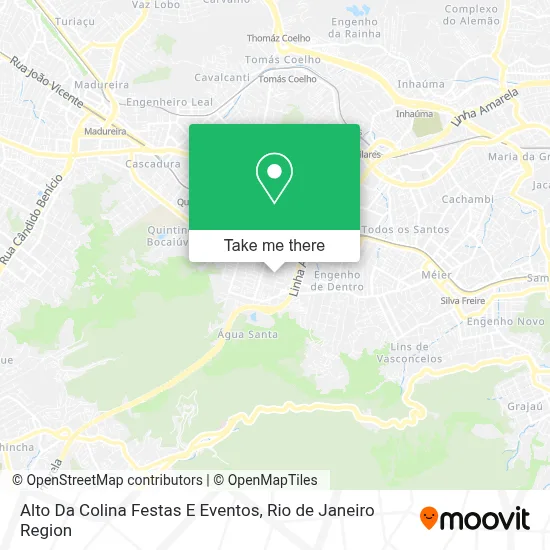 Alto Da Colina Festas E Eventos map