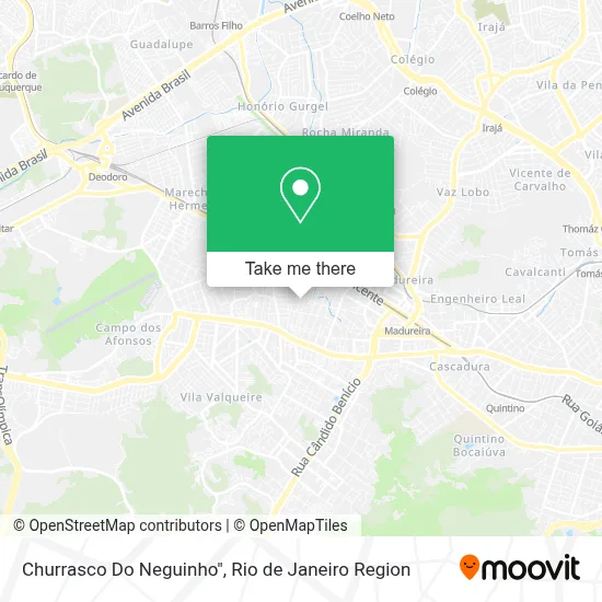 Churrasco Do Neguinho" map