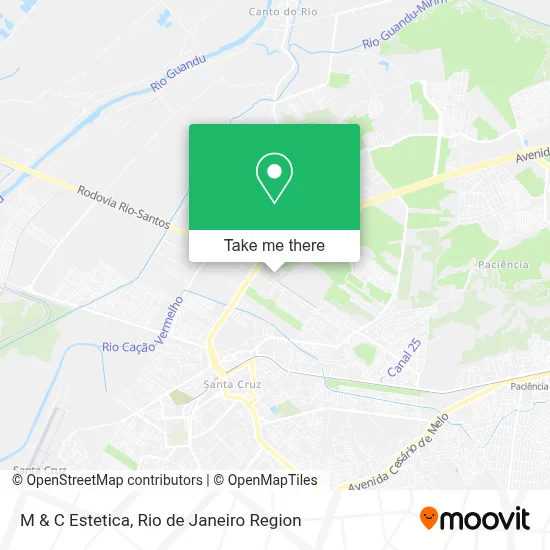 M & C Estetica map