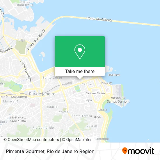 Pimenta Gourmet map