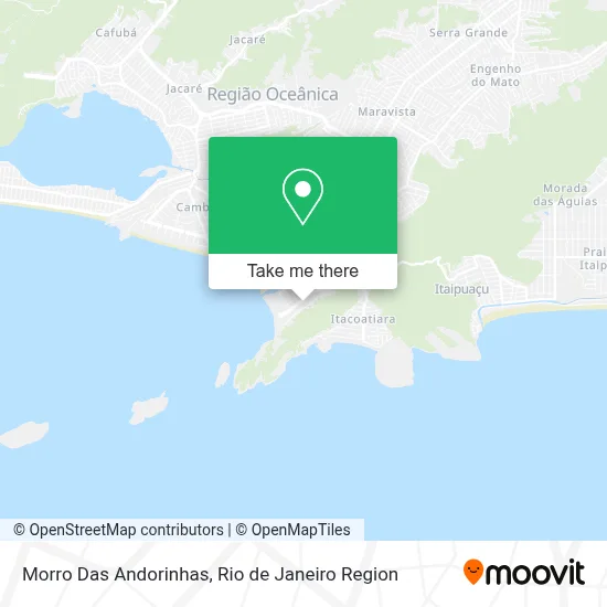 Morro Das Andorinhas map