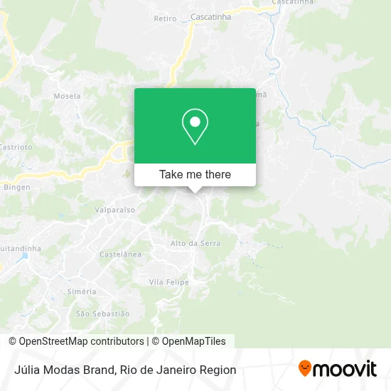 Júlia Modas Brand map