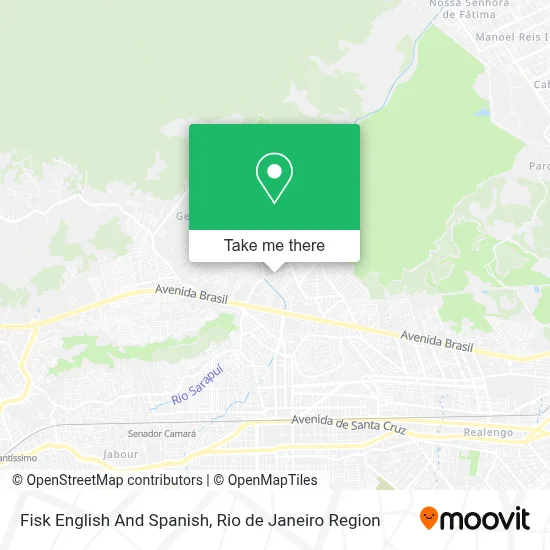 Fisk English And Spanish map