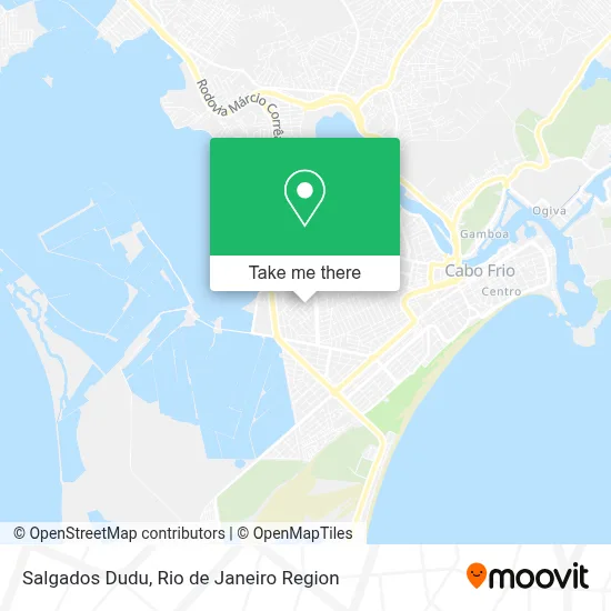 Salgados Dudu map