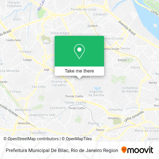 Prefeitura Municipal De Bilac map
