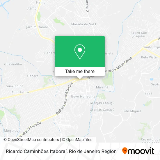 Ricardo Caminhões Itaboraí map