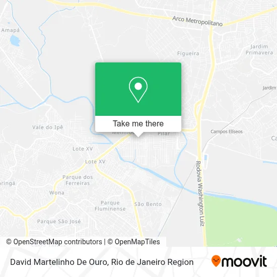 David Martelinho De Ouro map