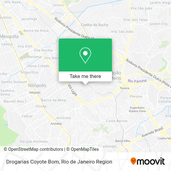 Drogarias Coyote Bom map