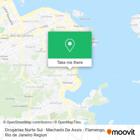 Drogarias Norte Sul - Machado De Assis - Flamengo map