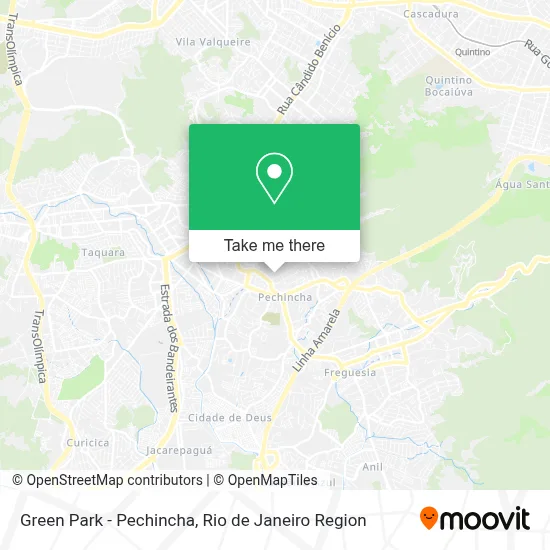 Green Park - Pechincha map